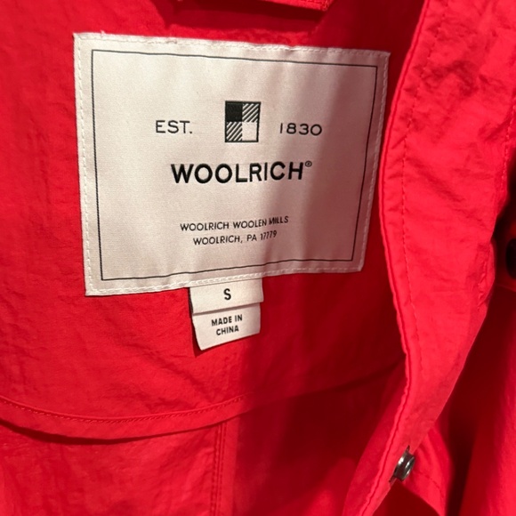 Woolrich Womens Windbreaker Spring Light Weight Jacket with Hood - Picture 6 of 9